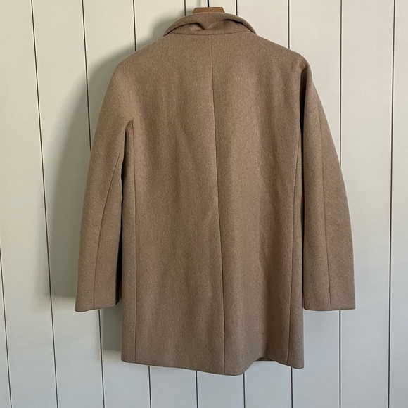 J. Crew Factory Wool Stadium Coat in Tan - Picture 5 of 6
